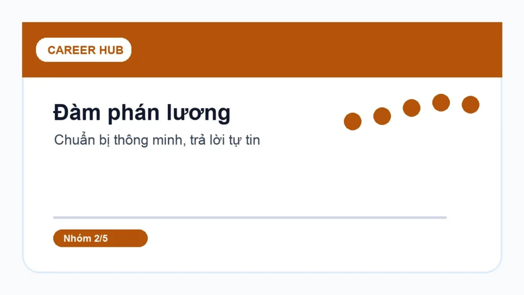 Đàm phán lương - Nên trả lời mức lương mong muốn như thế nào