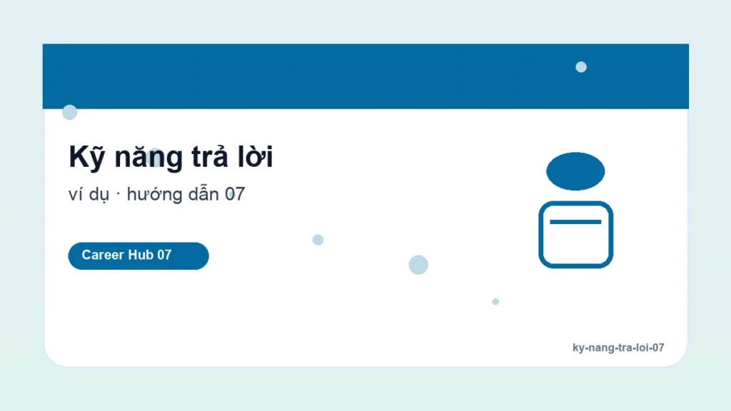 Kỹ năng trả lời - Cách xử lý khi đến muộn buổi phỏng vấn