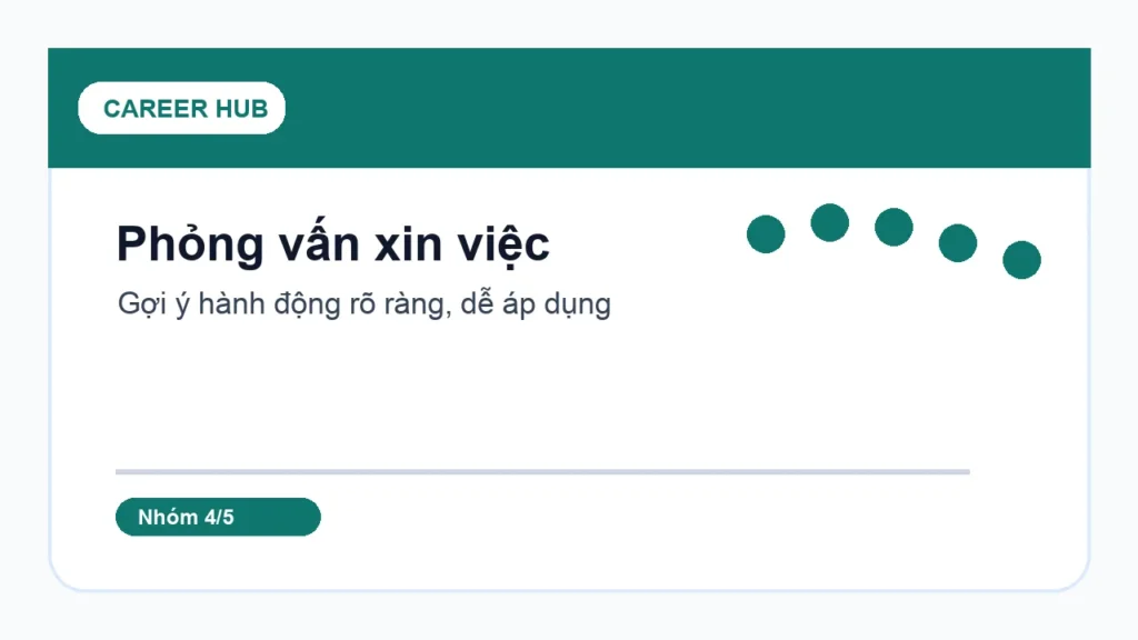 Phỏng vấn xin việc - Cách giới thiệu bản thân trong 60 giây khi phỏng vấn
